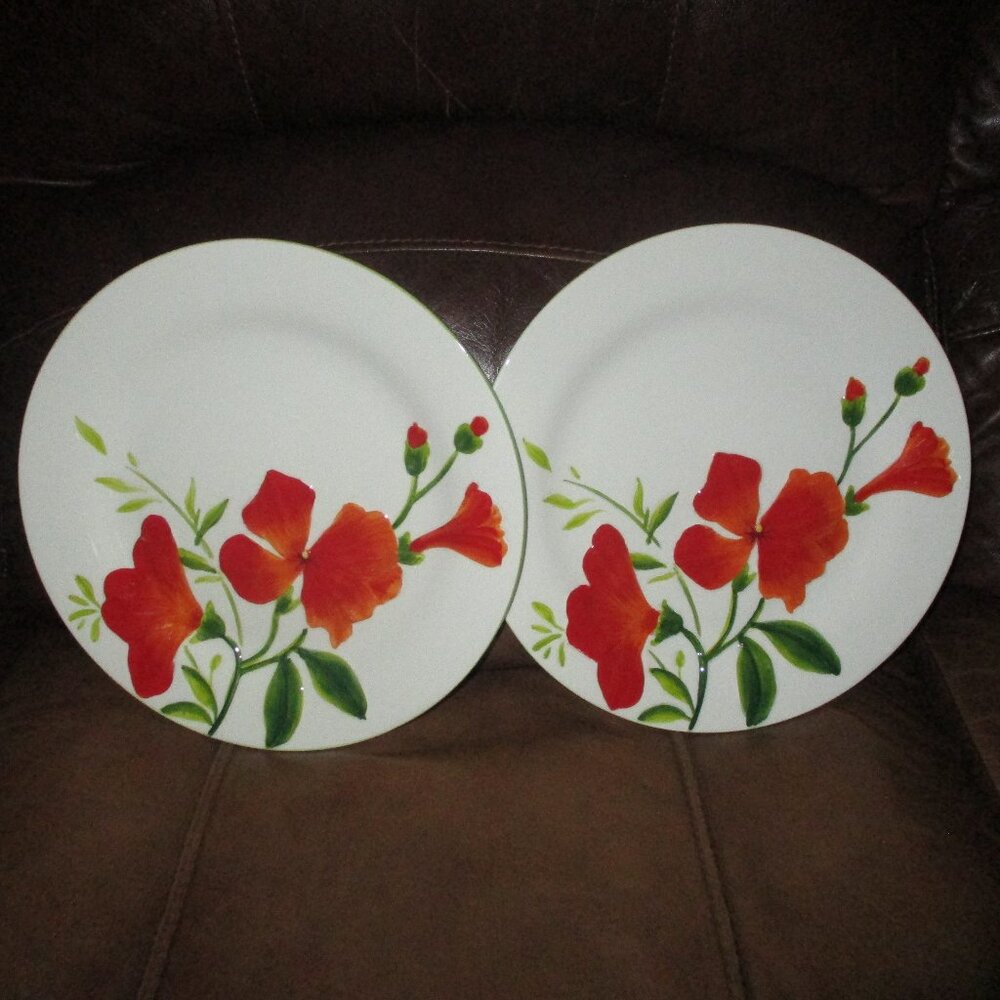 2 Home Studio  Garden Bouquet Dinner Place Red Flower